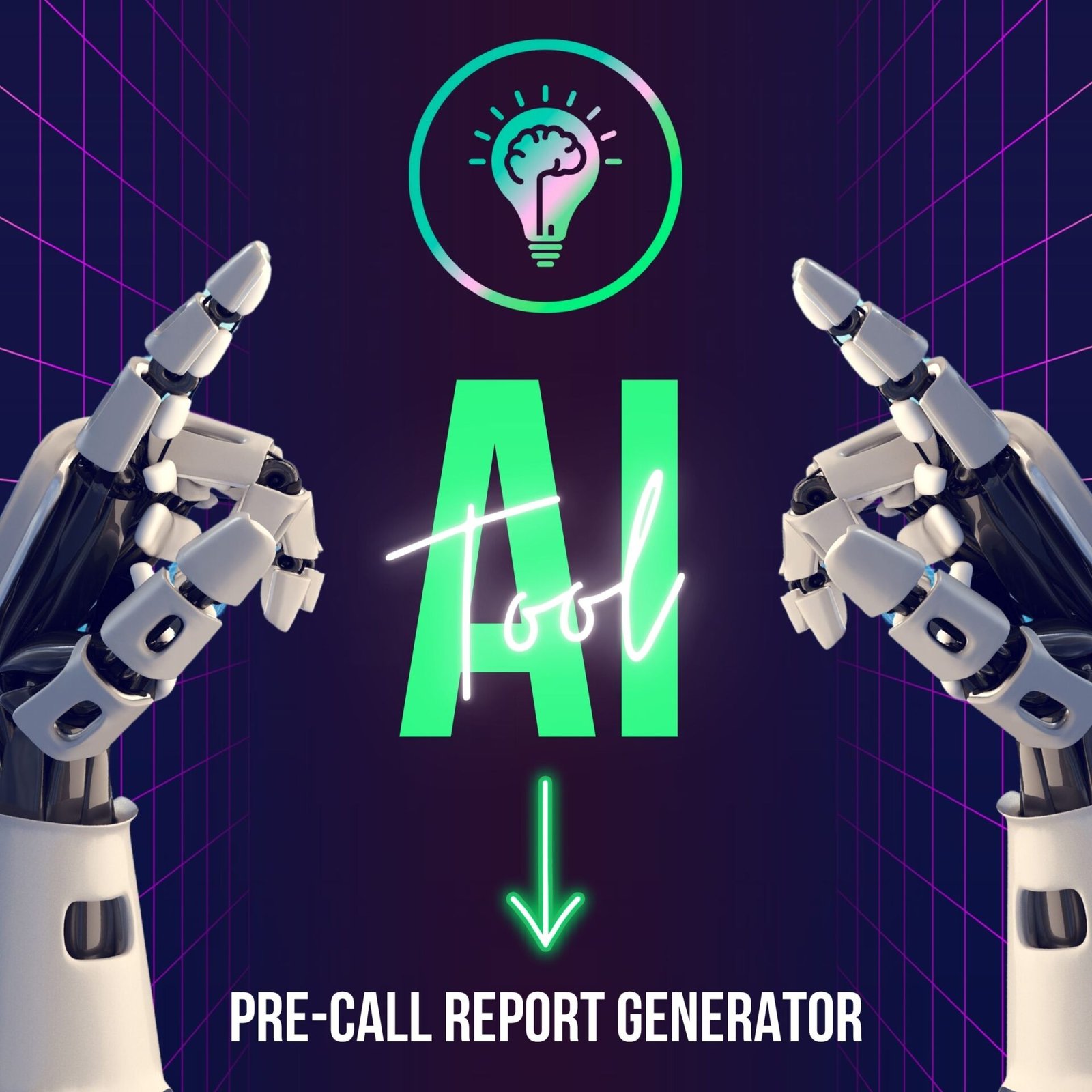 Pre call report generator